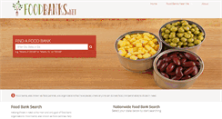 Desktop Screenshot of foodbanks.net